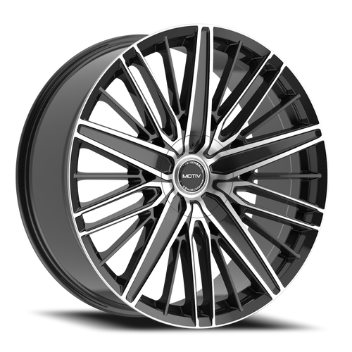 Motiv 443Mb Wheel 22x9 6x135 & 6x139.7 Gloss Black Machined 25mm | 443MB-2296825