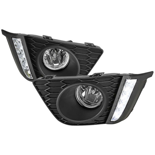 Spec-D Fog Light w/ Clear Lens | SPE LF-FIT15CDRL-HZ