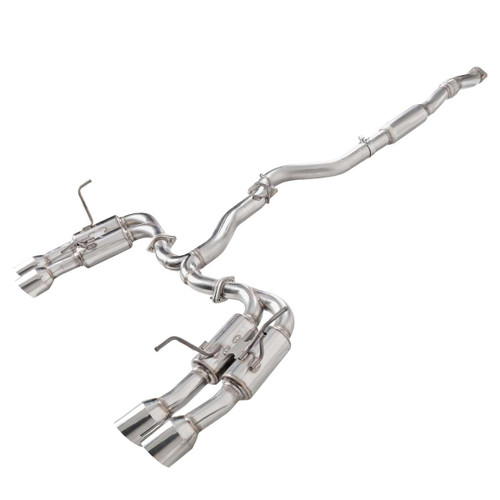 Spec-D 3 Inch Inlet Catback Exhaust w/ Quad Tip | SPE MFCAT3-WRX15Q