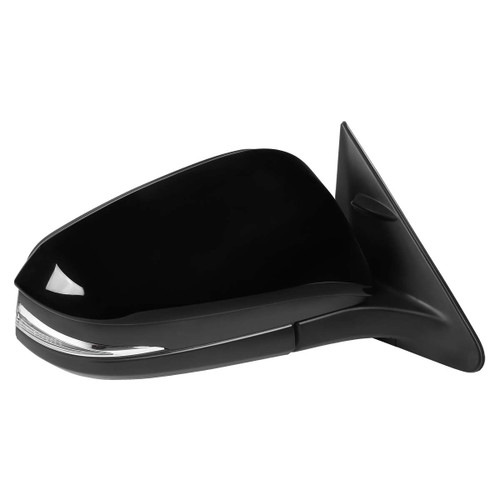 Spec-D Glossy Black Right Side Power Side Mirror | SPE RMV-HLDR14HP5-B-MP-R