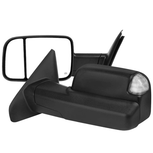 Spec-D Heated Black Power Towing Mirrors | SPE RMX-RAM02HP-G1-FS