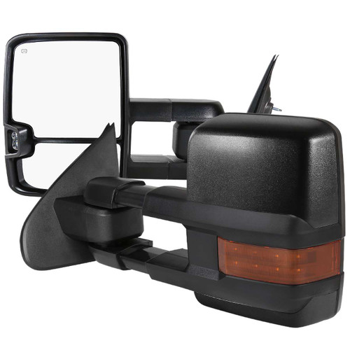Spec-D Heated Chrome Power Towing Mirrors | SPE RMX-SIV14G3LEDHP-FS