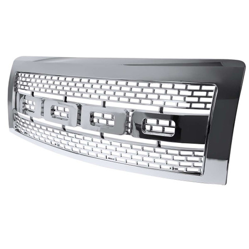 Spec-D Chrome Grille | SPE HG-F15009C-R-RS