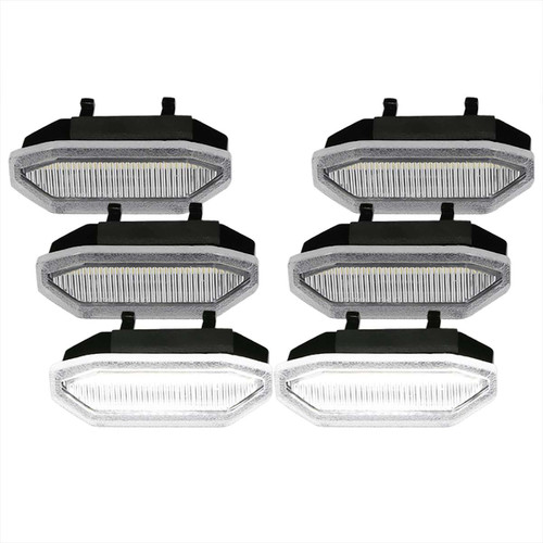 Spec-D Clear Front Grille Light | SPE LED-MST15CLEDG6-VS