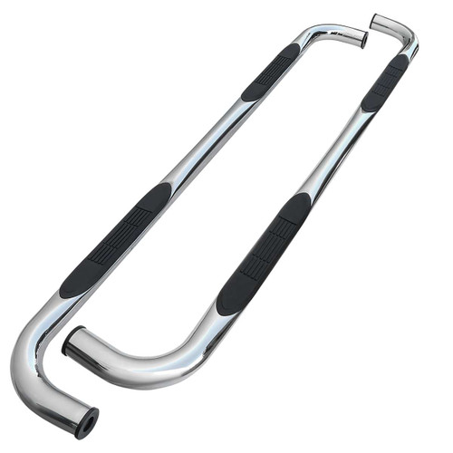 Spec-D Chrome 3 Inch Side Step Bar | SPE SSB3-SIV1915CCS2-WB