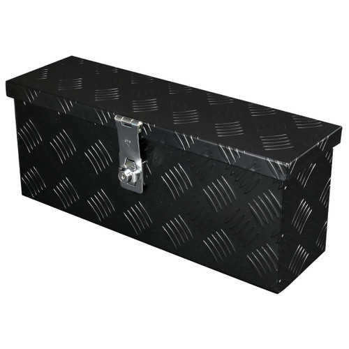Spec-D Black 20" Aluminum Toolbox | SPE TBOX-ALM01BK