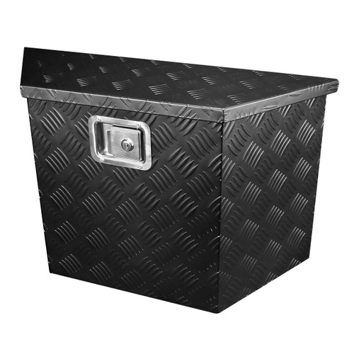 Spec-D Black 28"x15" Aluminum Toolbox | SPE TBOX-ALM08BK