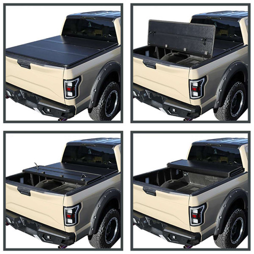 Spec-D 6.5 Foot Trifold Tonneau Cover | SPE TC3H-F25099-65-MP