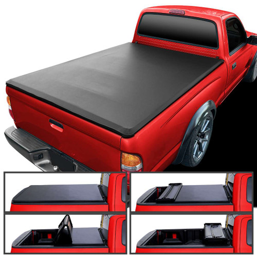 Spec-D Quad Fold Tonneau Cover | SPE TC4-PIK89-6-SP
