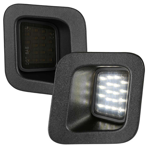 Spec-D Smoked License Plate Lamp | SPE LIC-RAM03GLED-VS