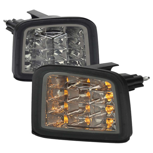 Spec-D Chrome Smoked LED Bumper Lights | SPE LB-WRX15GLED-SQ-VS