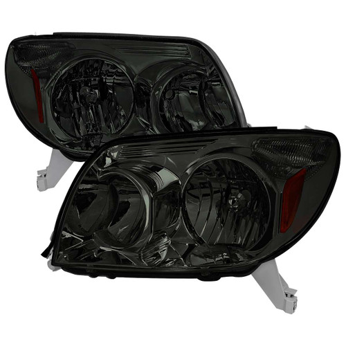 Spec-D Smoked Headlights w/ Chrome Housing | SPE 2LH-4RUN03G-GO