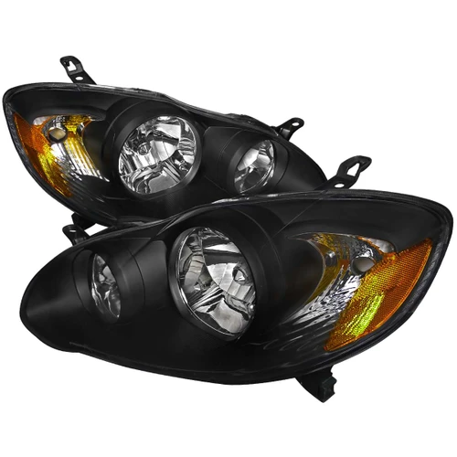 Spec-D Euro Headlights w/ Black Housing | SPE 2LH-COR03JM-RS