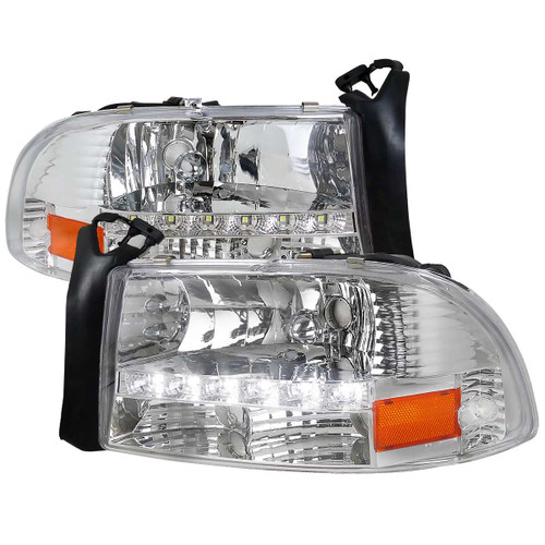 Spec-D Chrome Headlights | SPE 2LH-DAK97-RS
