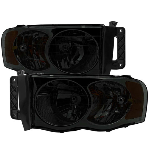 Spec-D Smoked Headlights w/ Crystal Housing | SPE 2LH-DGP02G-RS