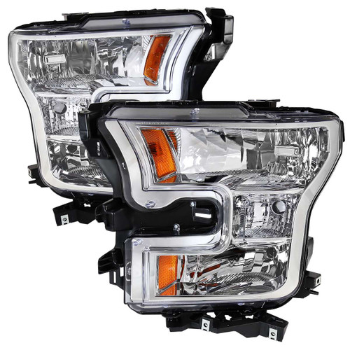 Spec-D Headlights w/ Crystal Housing | SPE 2LH-F15015-RS