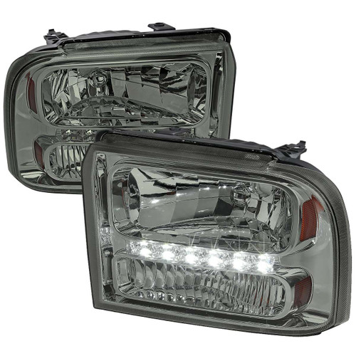 Spec-D Smoked Euro Headlights | SPE 2LH-F25005G-RS