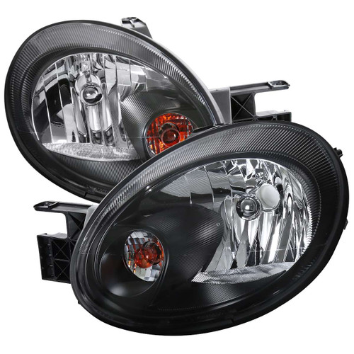 Spec-D Black Headlights w/ Crystal Housing | SPE 2LH-NEO03JM-ABM