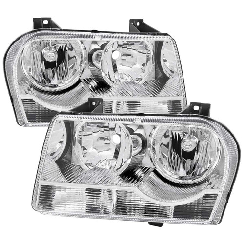 Spec-D Headlights w/ Chrome Housing | SPE LH-30005-GO