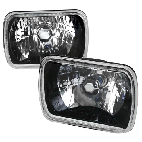 Spec-D Black Sealed Beam Headlights | SPE LH-7X6JM