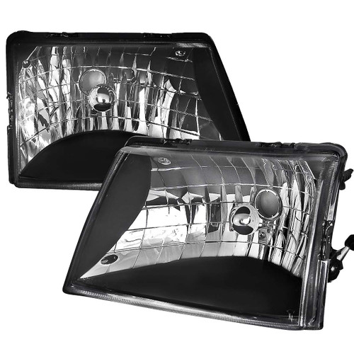 Spec-D Euro Headlights w/ Black Housing | SPE LH-RAN98JM-ABM