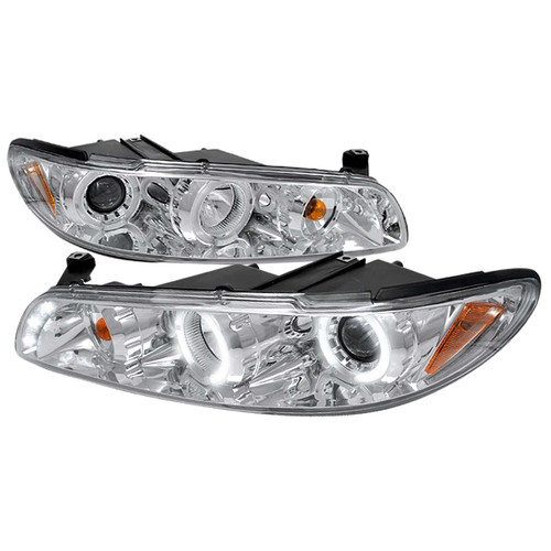 Spec-D Chrome Halo Projector Headlights | SPE 2LCLHP-GPX97-TM