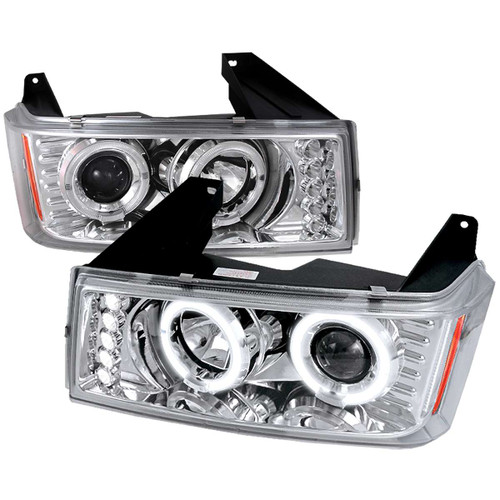 Spec-D Chrome Halo Projector Headlights | SPE 2LHP-COL04H-TM