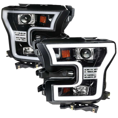 Spec-D Black Projector Headlights | SPE 2LHP-F15015BK-TM