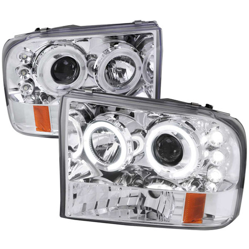 Spec-D Chrome Halo Projector Headlights | SPE 2LHP-F25099-TM