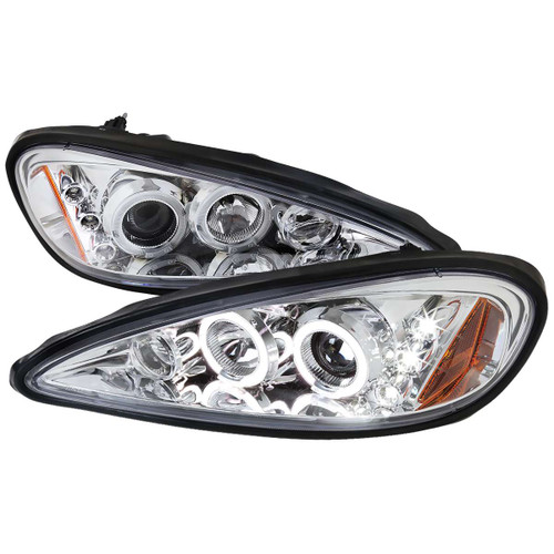Spec-D Chrome Halo Projector Headlights | SPE 2LHP-GAM99-TM