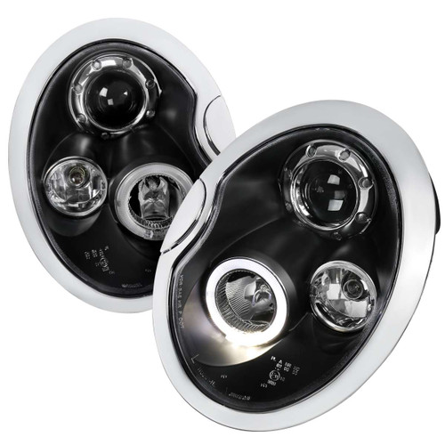 Spec-D Black Halo Projector Headlights | SPE 2LHP-MINI01JM-TM
