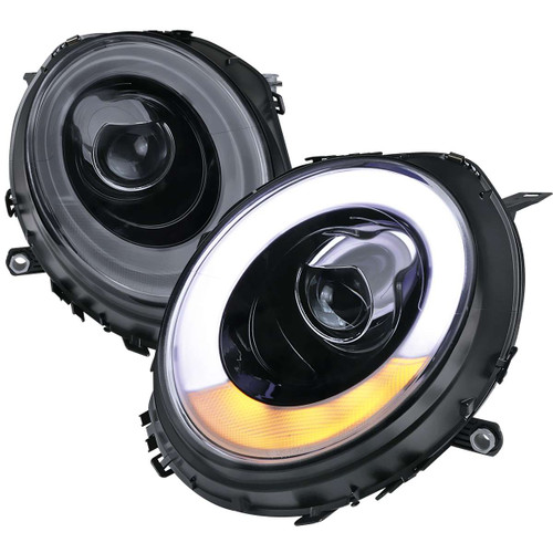 Spec-D Smoked Projector Headlights | SPE 2LHP-MINI06G-V2-TM