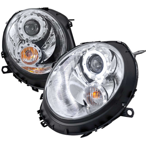 Spec-D Projector Headlights w/ Chrome Housing | SPE 2LHP-MINI06-TM