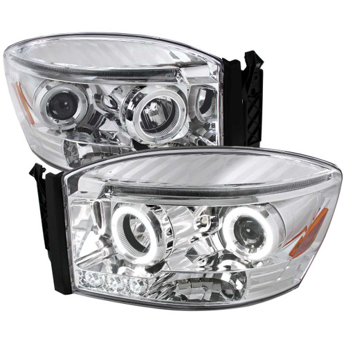 Spec-D Chrome Halo Projector Headlights | SPE 2LHP-RAM06-TM