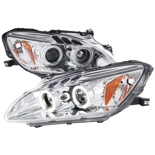 Spec-D Projector Headlights w/ Chrome Housing | SPE 2LHP-S2K04-TM