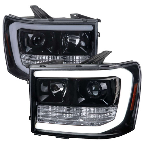 Spec-D Smoked Black Projector Headlights | SPE 2LHP-SIE07G-G2-TM