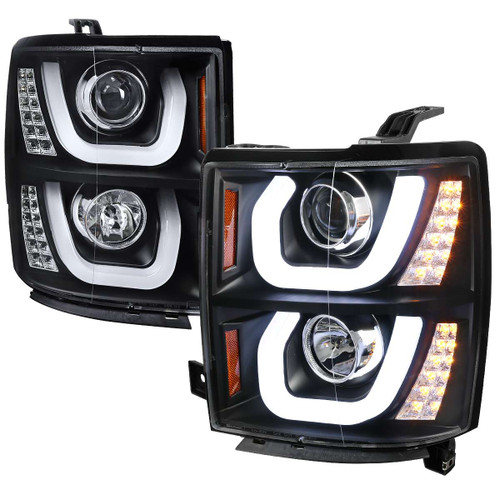 Spec-D Black Projector Headlights | SPE 2LHP-SIV14JM-TM