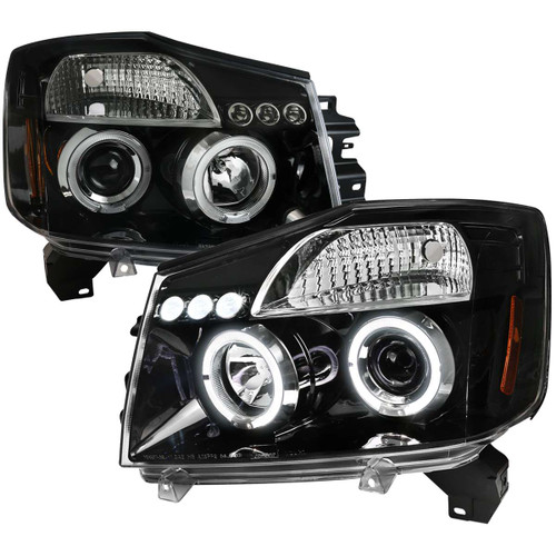 Spec-D Dual Halo Projector Headlights | SPE 2LHP-TIT04BK-TM
