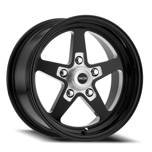 Vision Sport Star 571 Wheel 15x7 5x120.65 Gloss Black With Milled Center 0mm | 571-5761B0