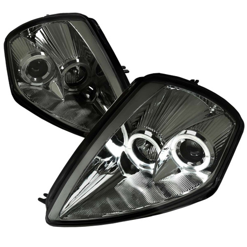 Spec-D Smoked Projector Headlights | SPE LHP-ELP00G-ABM