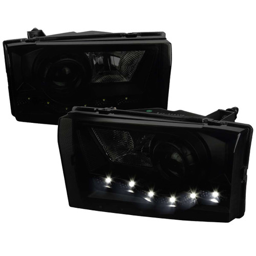 Spec-D Chrome Projector Headlights | SPE LHP-F25099SM-RS