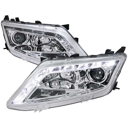 Spec-D Projector Headlights w/ Chrome Housing | SPE LHP-FUS10-TM