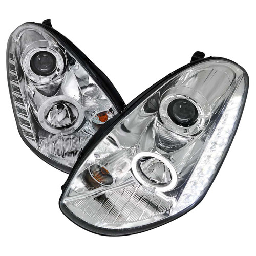 Spec-D Projector Headlight w/ Chrome Housing | SPE LHP-G35054-TM