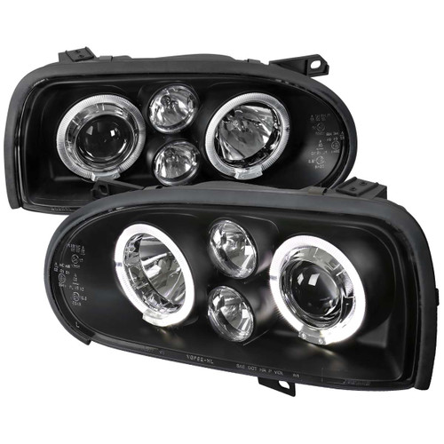 Spec-D Halo Projector Headlight w/ Black Housing | SPE LHP-GLF92JM-TM