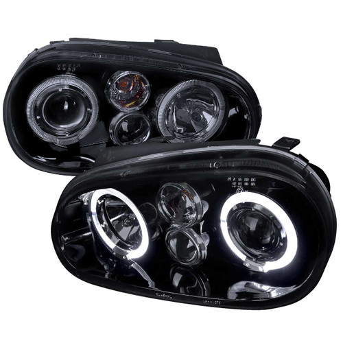 Spec-D Smoked Projector Headlight w/ Black Housing | SPE LHP-GLF99G-TM