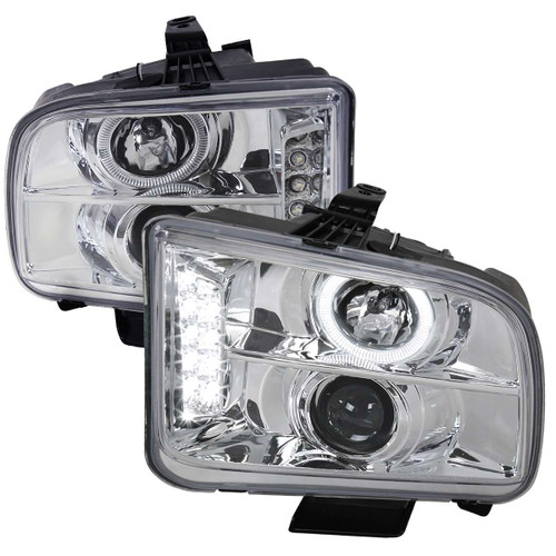 Spec-D Chrome Halo Projector Headlights | SPE LHP-MST05-TM