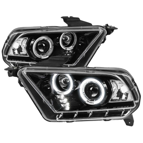 Spec-D Halo Projector Headlight w/ Black Housing | SPE LHP-MST10BK-TM