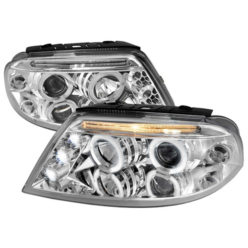 Spec-D Chrome Halo Projector Headlights | SPE LHP-PAS01-TM