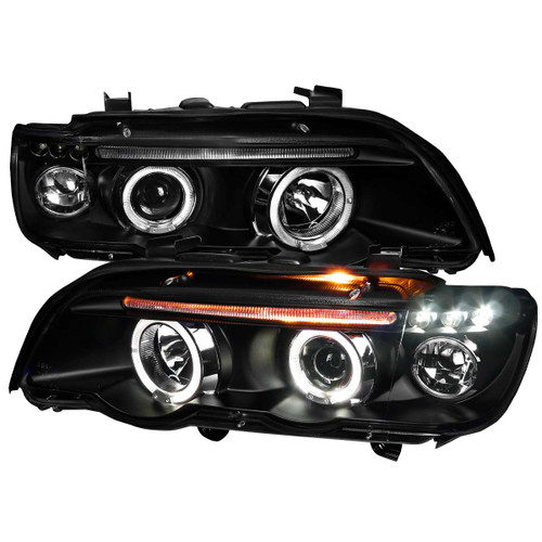 Spec-D Halo Projector Headlight w/ Black Housing | SPE LHP-X500JM-TM