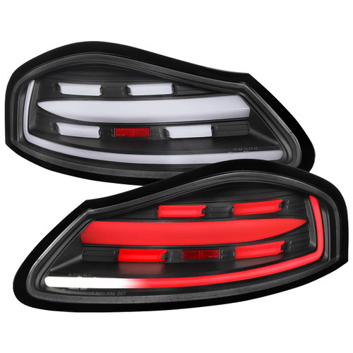 Spec-D LED Tail Lights w/ Black Housing | SPE LT-BOX97JMLED-TM